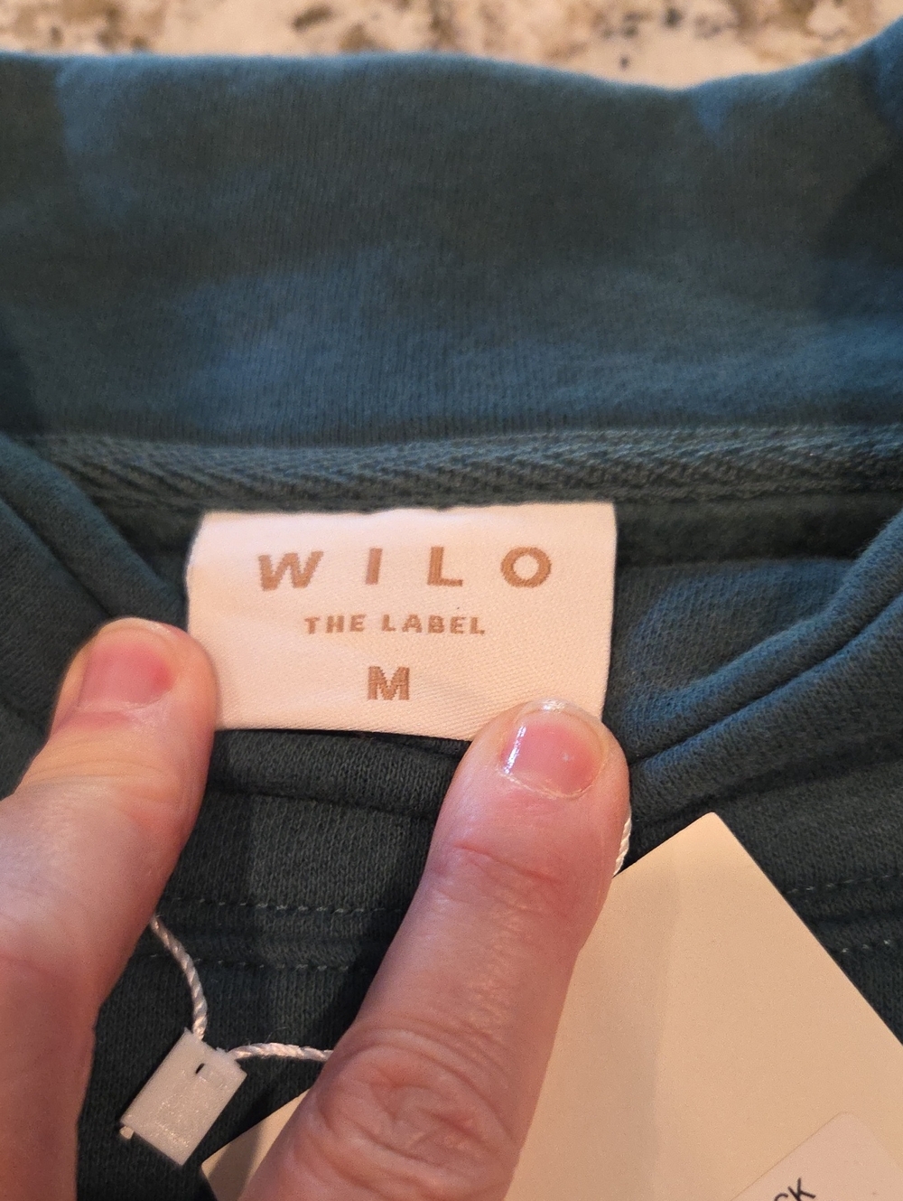 Wilo The Label Womens Teal Funnelneck Sweatshirt And Leggings Set - Picture 4 of 12